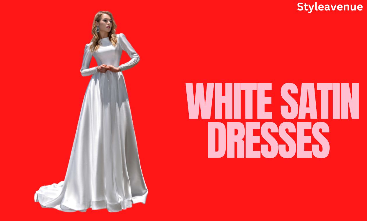 White-Satin-Dresses