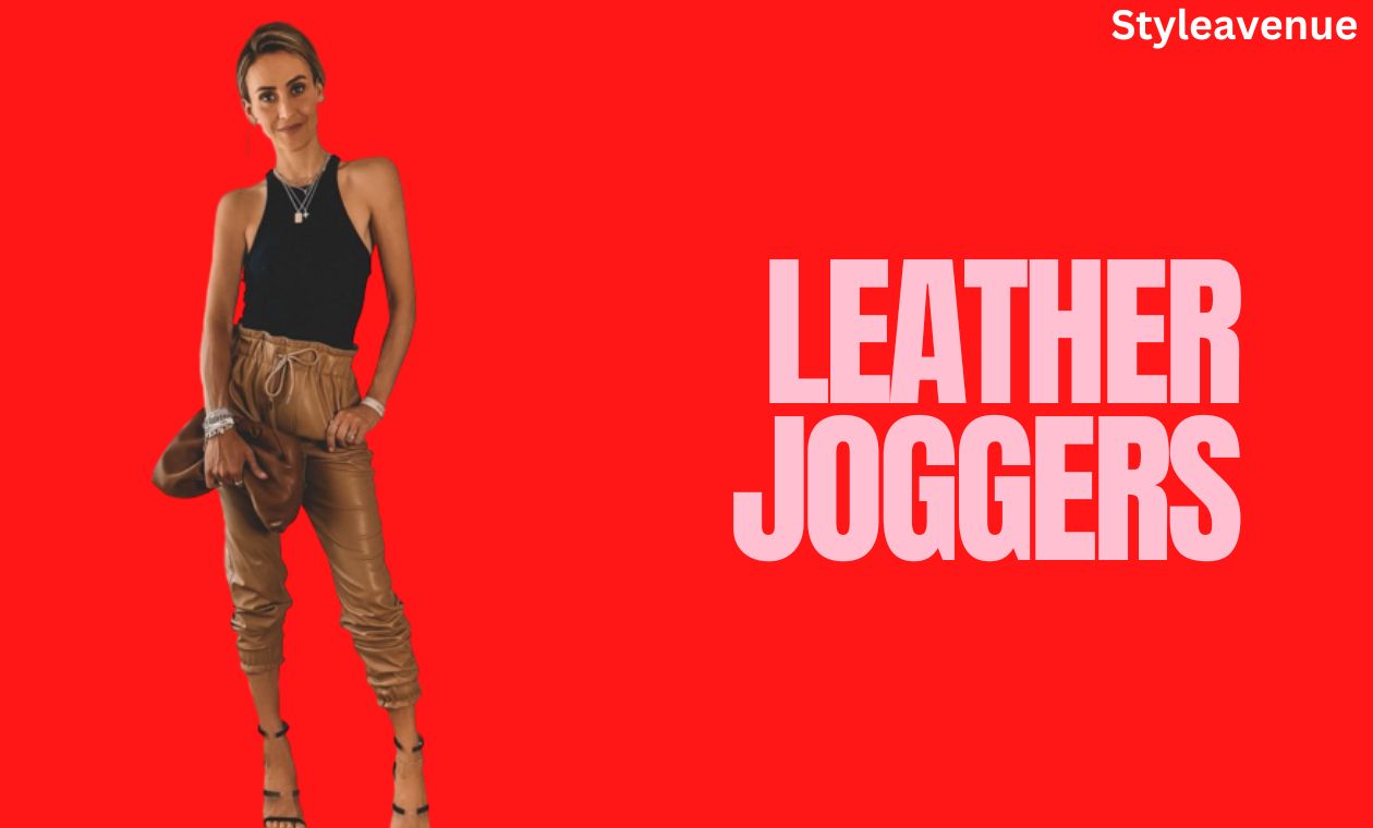  Leather-Joggers