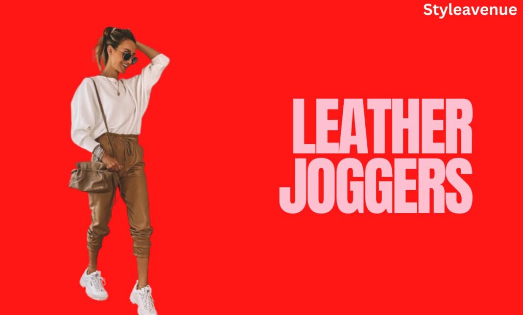 Leather-Joggers
