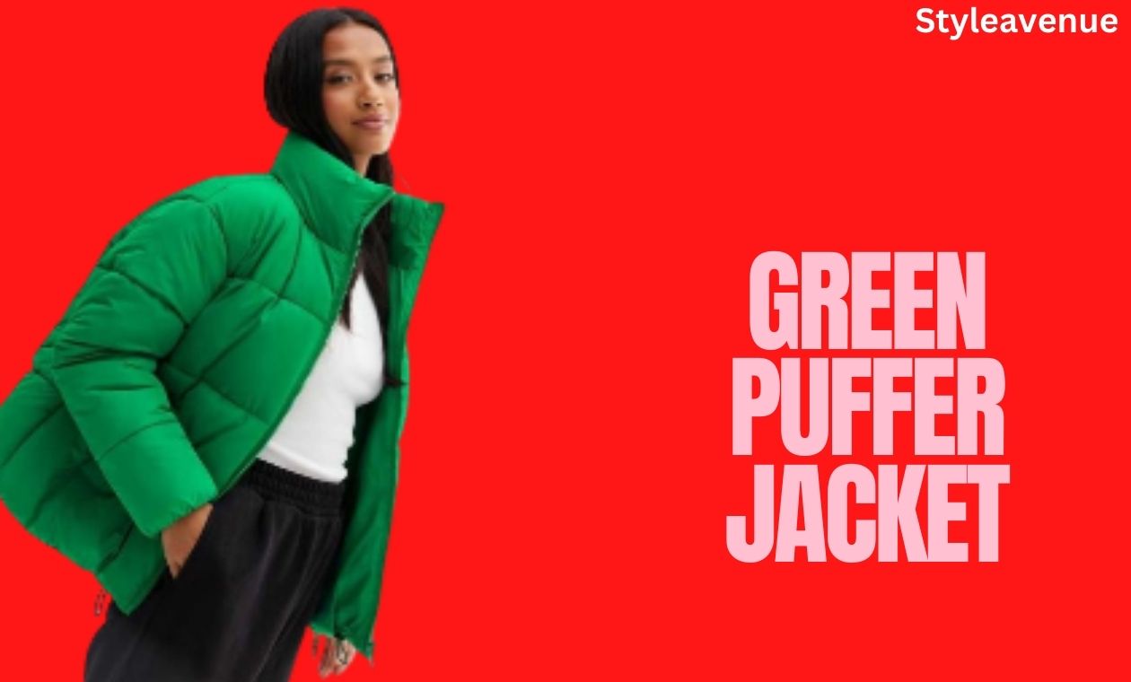 Emerald Elegance: Mastering Green Puffer Jacket Fashion - styleavenue