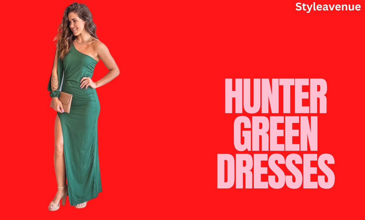 Hunter-Green-Dresses