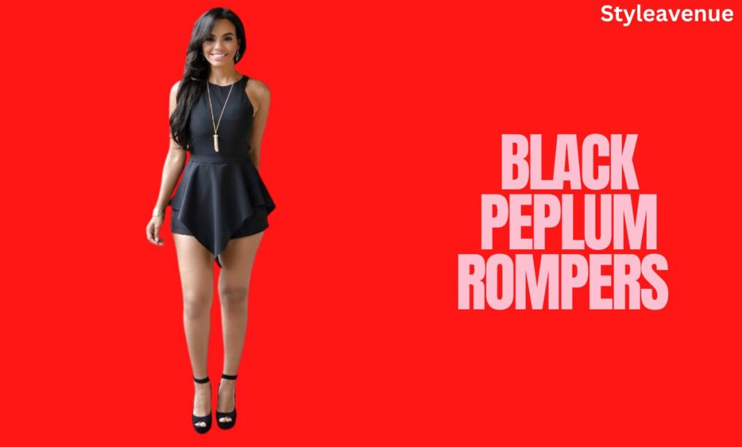 Black-Peplum-Rompers