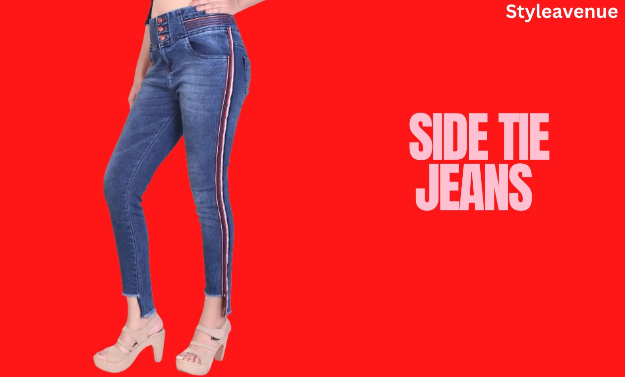 Side-Tie-Jeans 